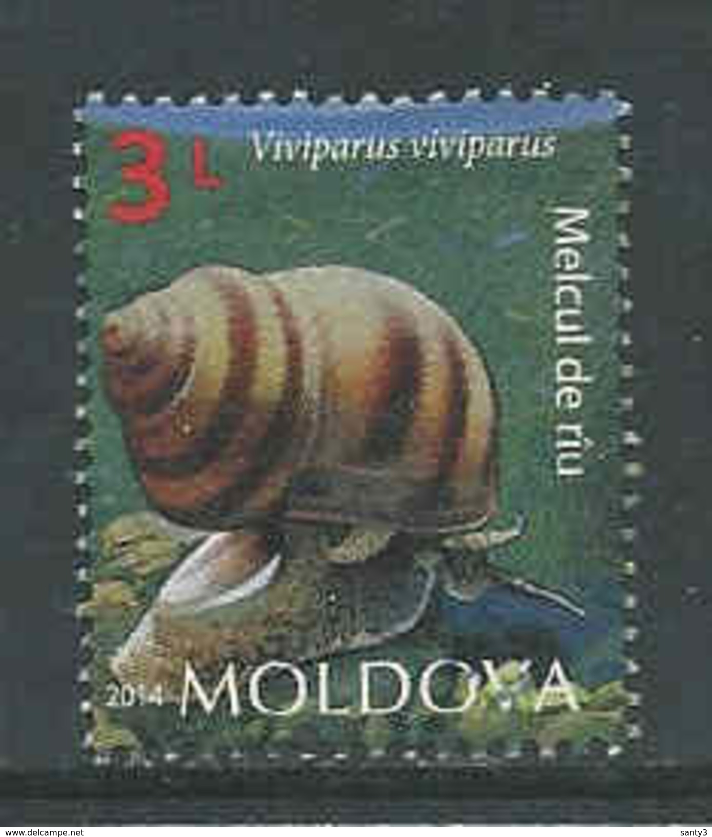 Moldavië, Yv 774 Jaar 2014, Gestempeld, Zie Scan - Moldavie