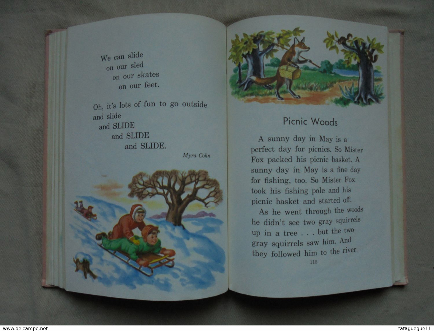 Ancien - Petit livre de lecture illustré pour enfant - Making Friends - 1956