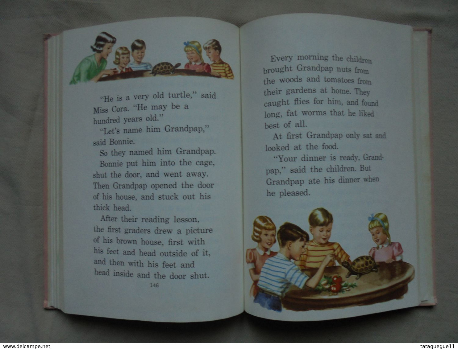 Ancien - Petit livre de lecture illustré pour enfant - Making Friends - 1956