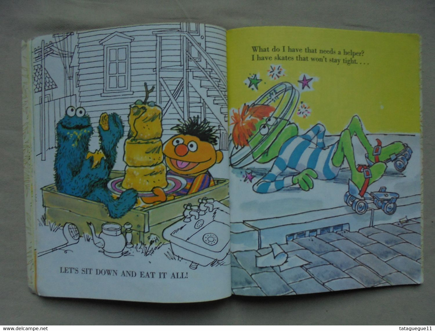 Ancien - Petit livre pour enfant - SESAME STREETThe Toggether Book - 1971