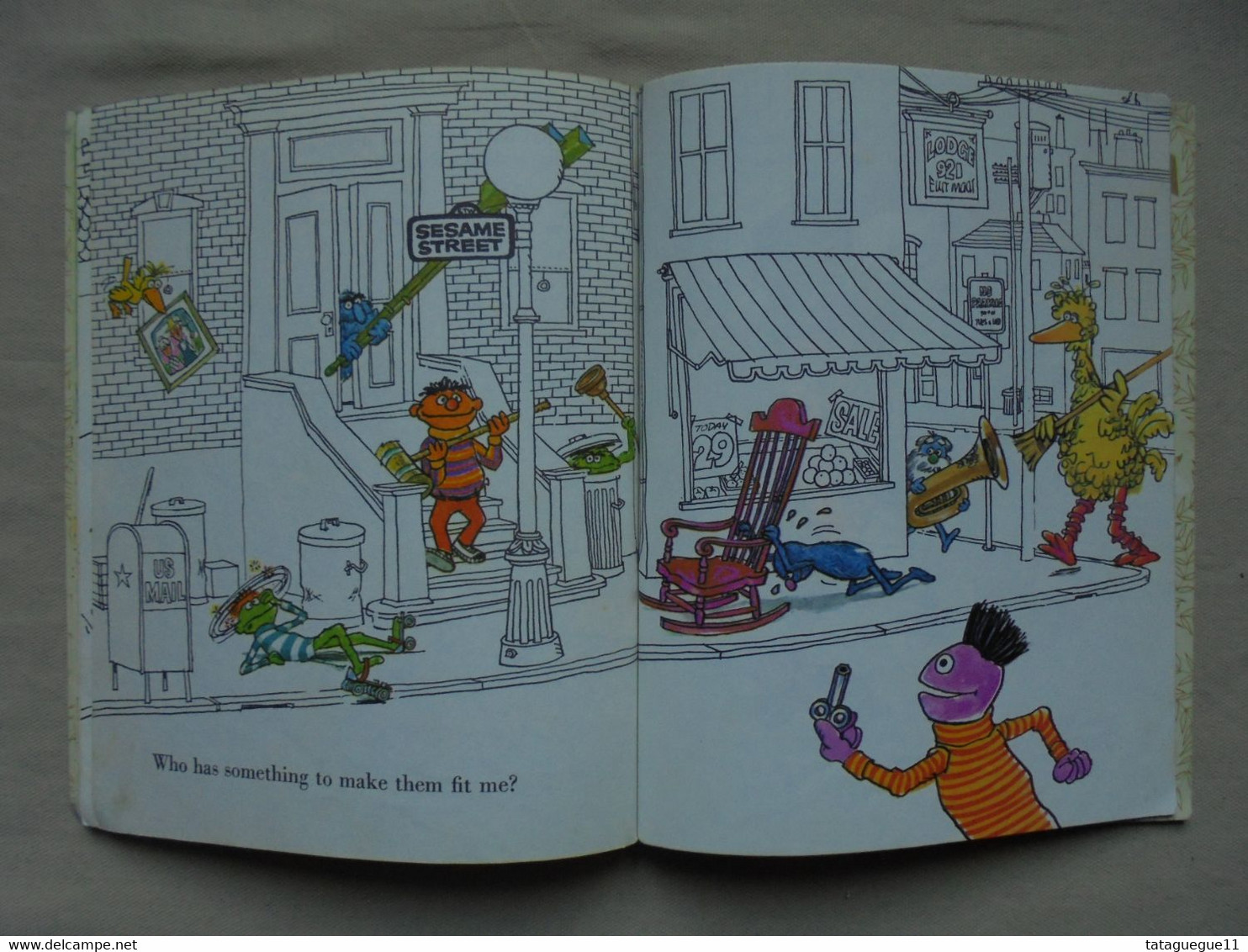 Ancien - Petit livre pour enfant - SESAME STREETThe Toggether Book - 1971