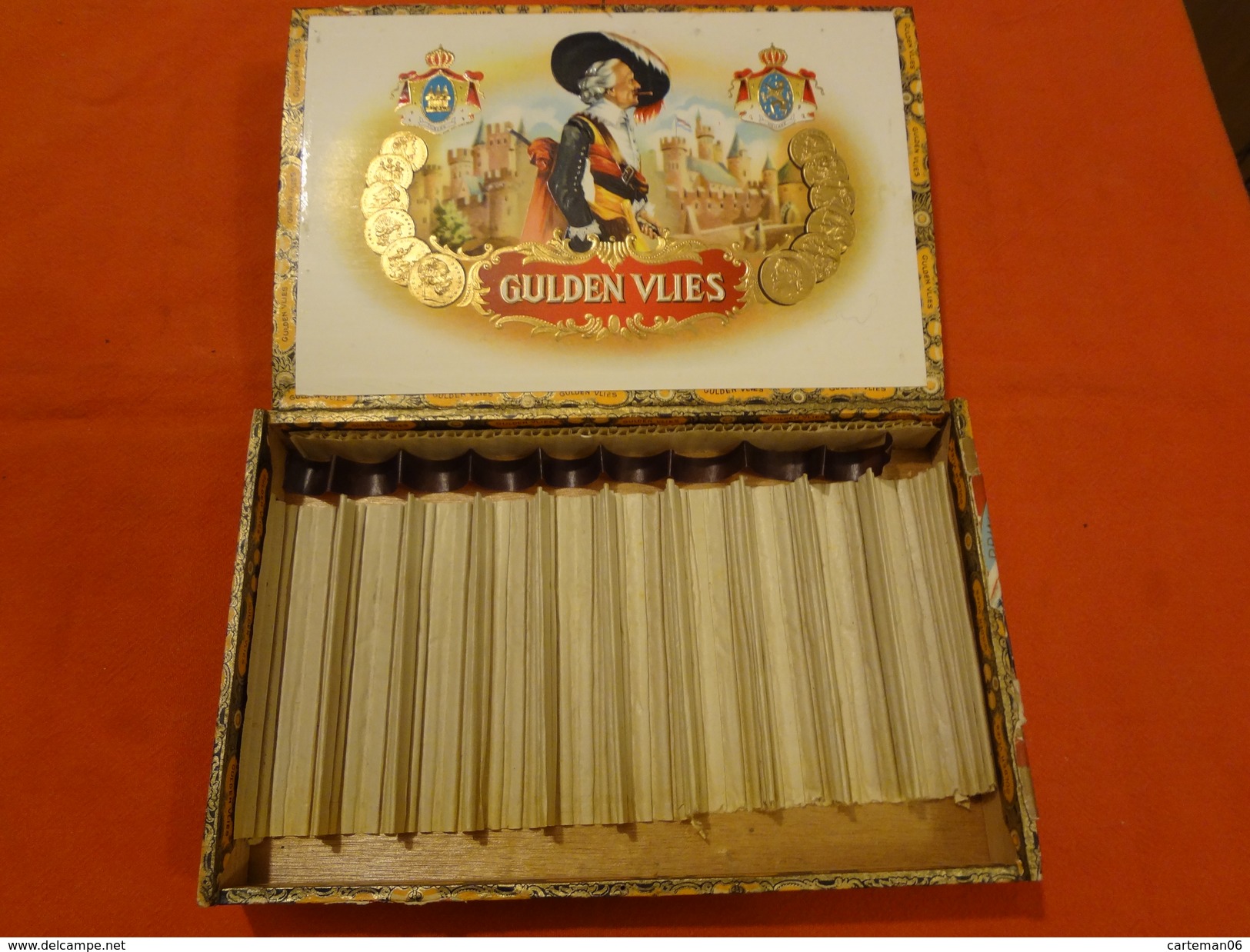 Boite à Cigares En Bois - Gulden Vlies - Suprema Havana - Tilbur - Holland - Scatola Di Sigari (vuote)