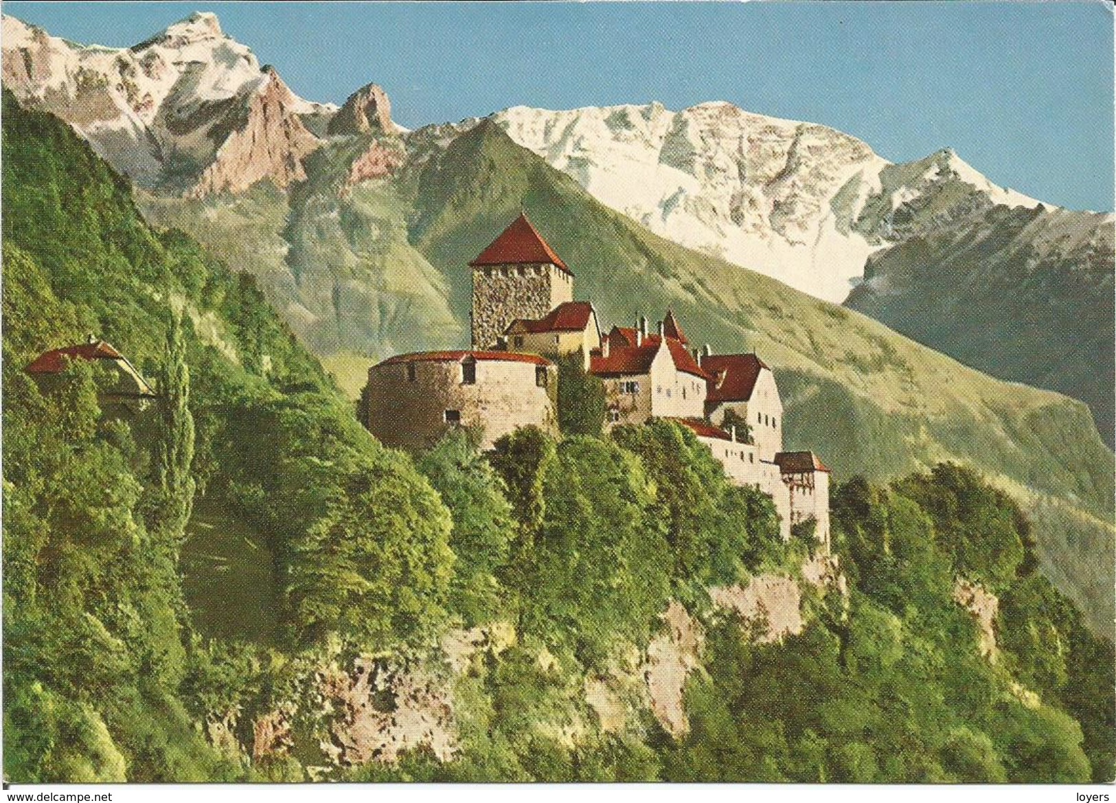 Schloss Vaduz, Residenz Des Regierenden Fürsten Von Liechtenstein. (scan Verso) - Liechtenstein