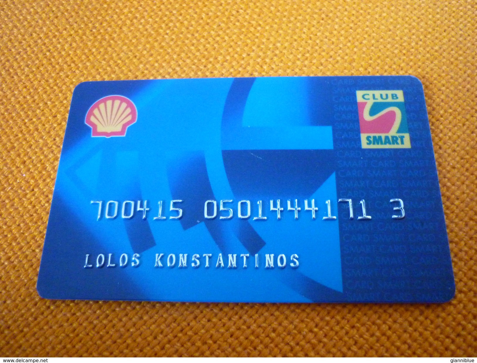 Greece Shell Smart Club Magnetic Payment Card - Olie