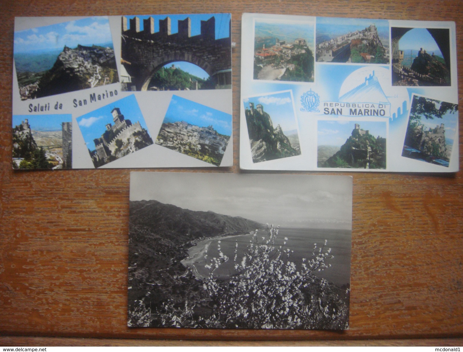 Lot De 6 Cartes De SAN MARINO - SAINT MARIN : Sacrario Scalette (voir Timbres Stamp Carte 5) - San Marino