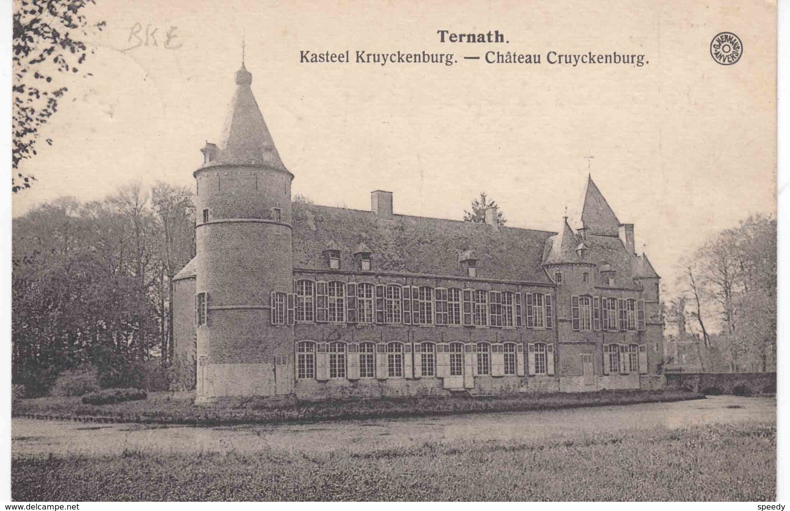 TREINPOST / AMBULANT : ZK (Ternath -Kasteel Kruykenburg) Met PZ (B) "BRUSSEL (BRUXELLES) - POPERINGHE / 1920" - Ambulants