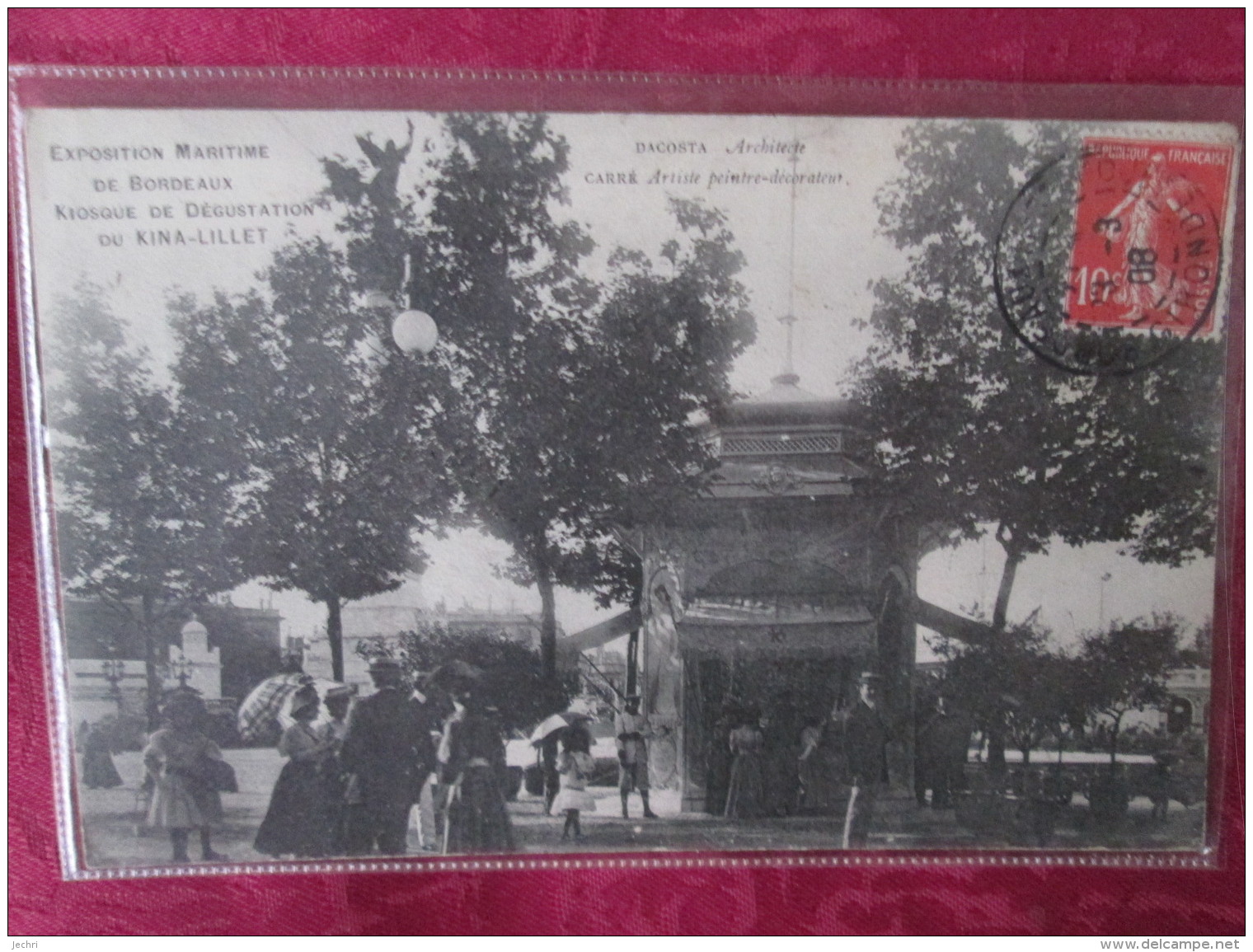 EXPOSITION MARITIME DE BORDEAUX . KIOSQUE DE DEGUSTATION DU KANA LILLET - Bordeaux