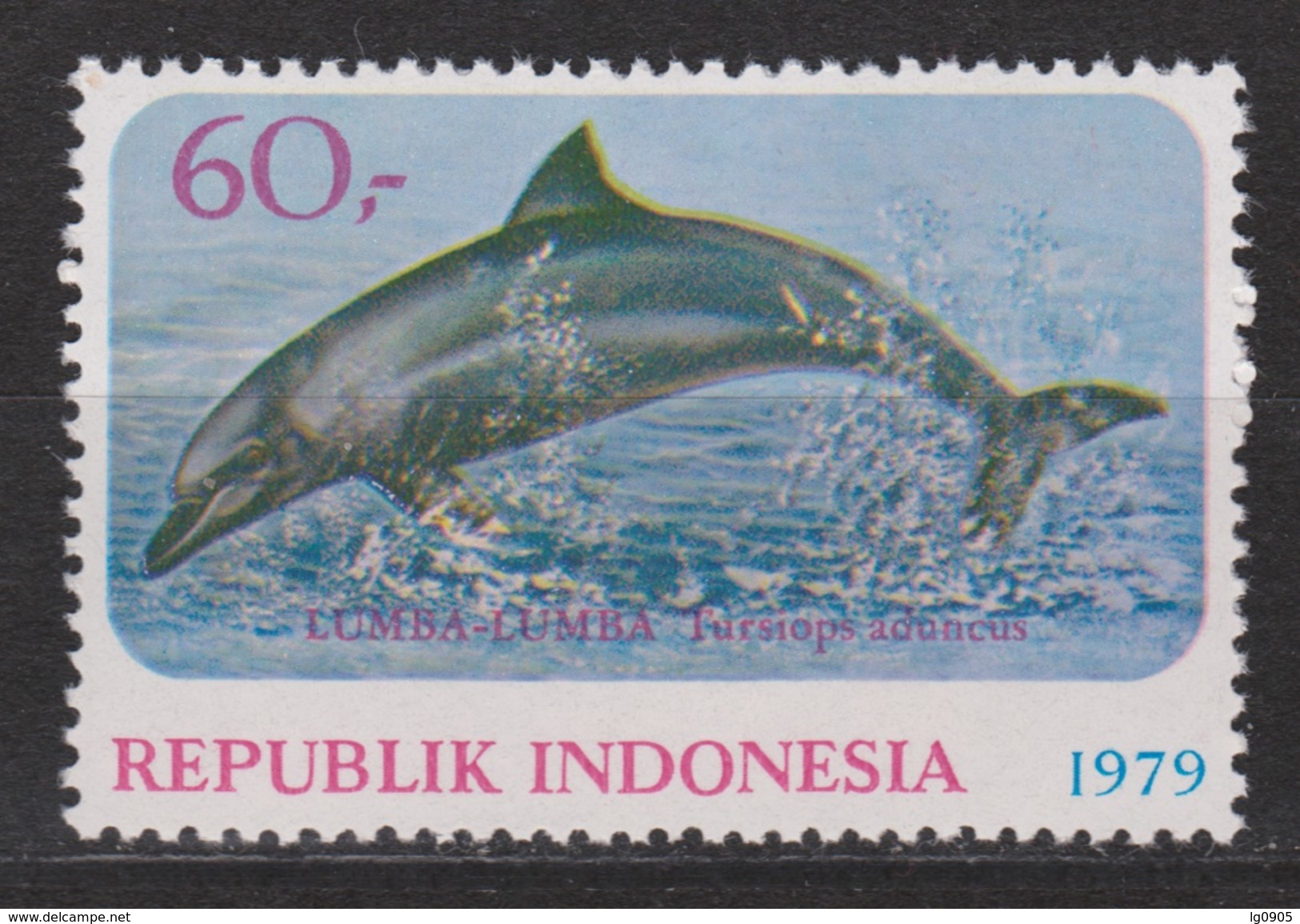 Indonesie, Indonesia Nr.972 MNH ; Dolfijn, Dolphin, Dauphin, Delfin - Dolfijnen