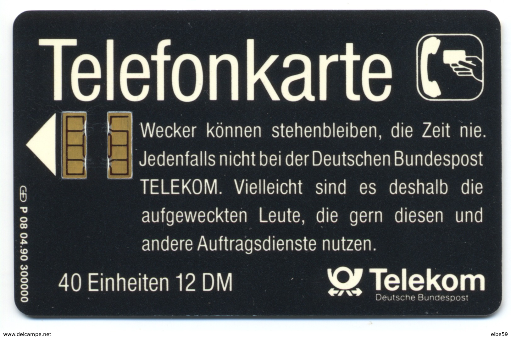 Allemagne, Telekom, Telefonkarte 40, Thème, Téléphones, Ruf Doch Mal An, Manager Des Jahres - Telefoni