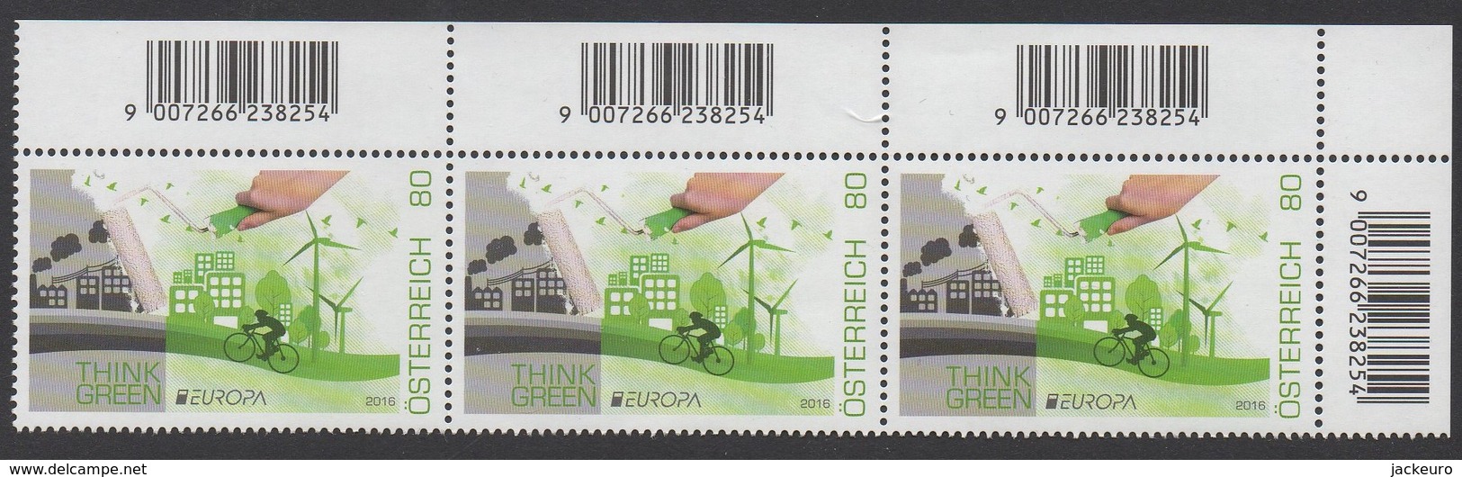 EUROPA 2016 Autriche 3 Timbres **  TTB - 2016