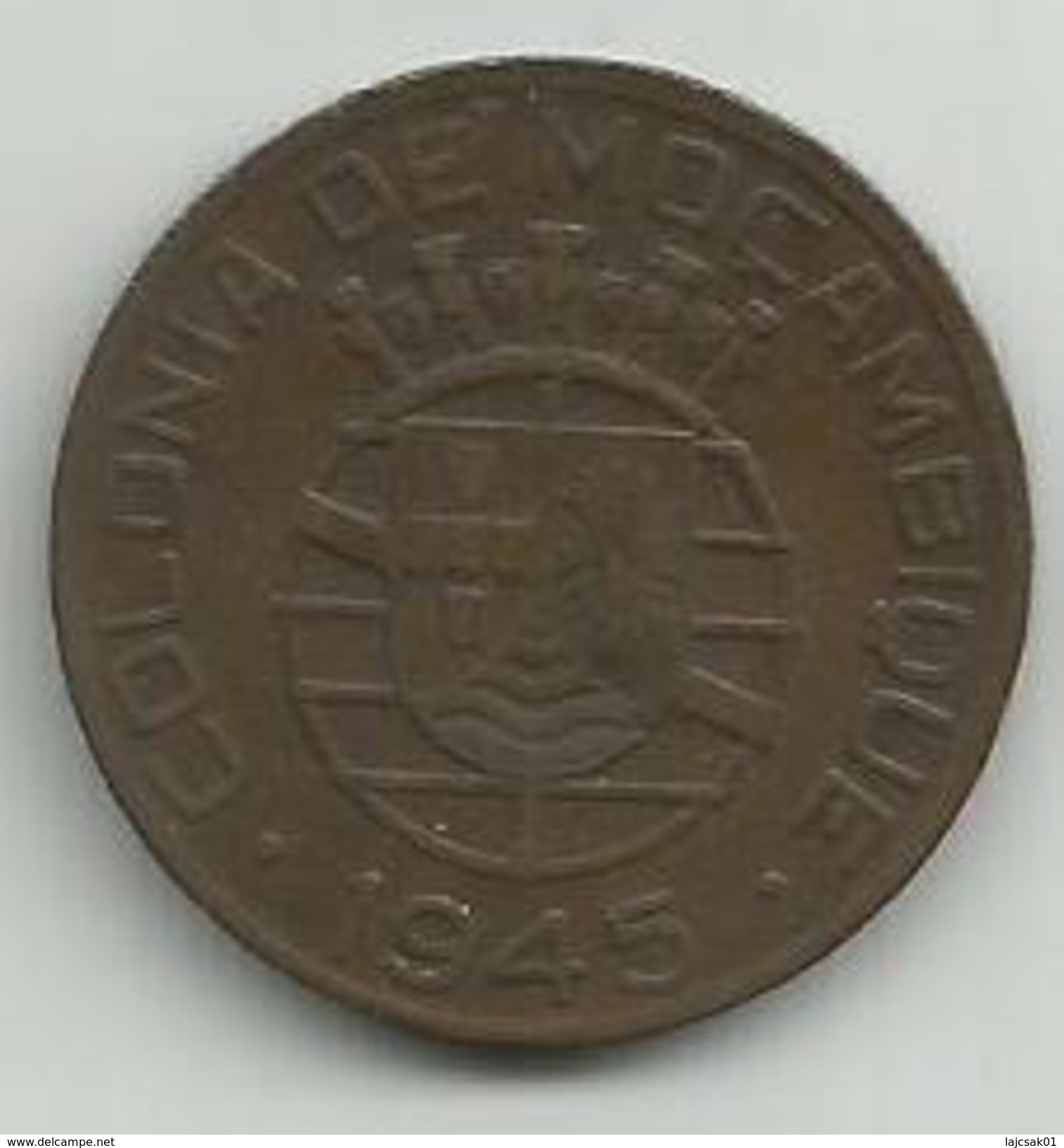 Mozambique 1 Escudo 1945. KM#74 - Mosambik