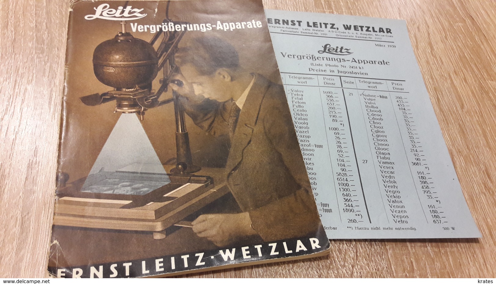 Old Book - Leitz, Das Leica-Photo-Verfahren - Photographie