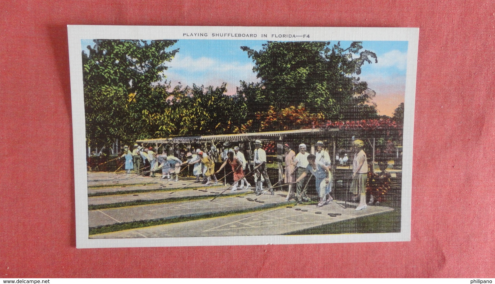 Shuffleboard  In Florida == Ref 2442 - Autres & Non Classés