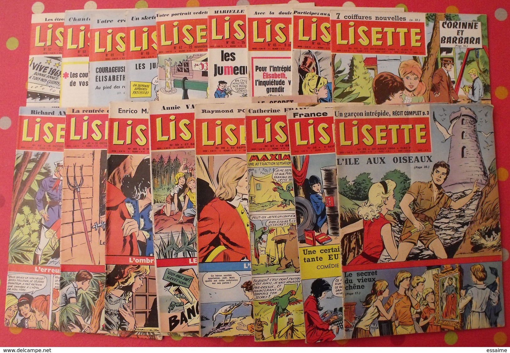 Lisette. 17 N° De 1964. Revue Pour Fillette. - Lisette