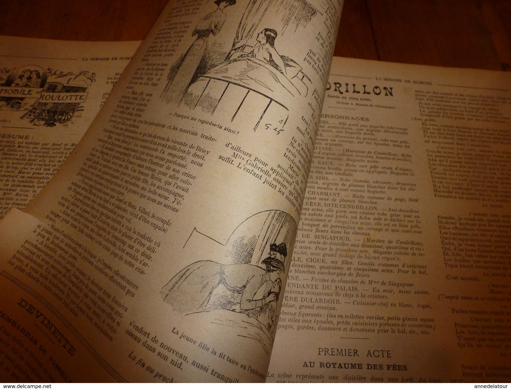 1911(LSDS) :La Fée Aux Papillons ; Les Louanges De La Petite Princesse ; Etc - La Semaine De Suzette