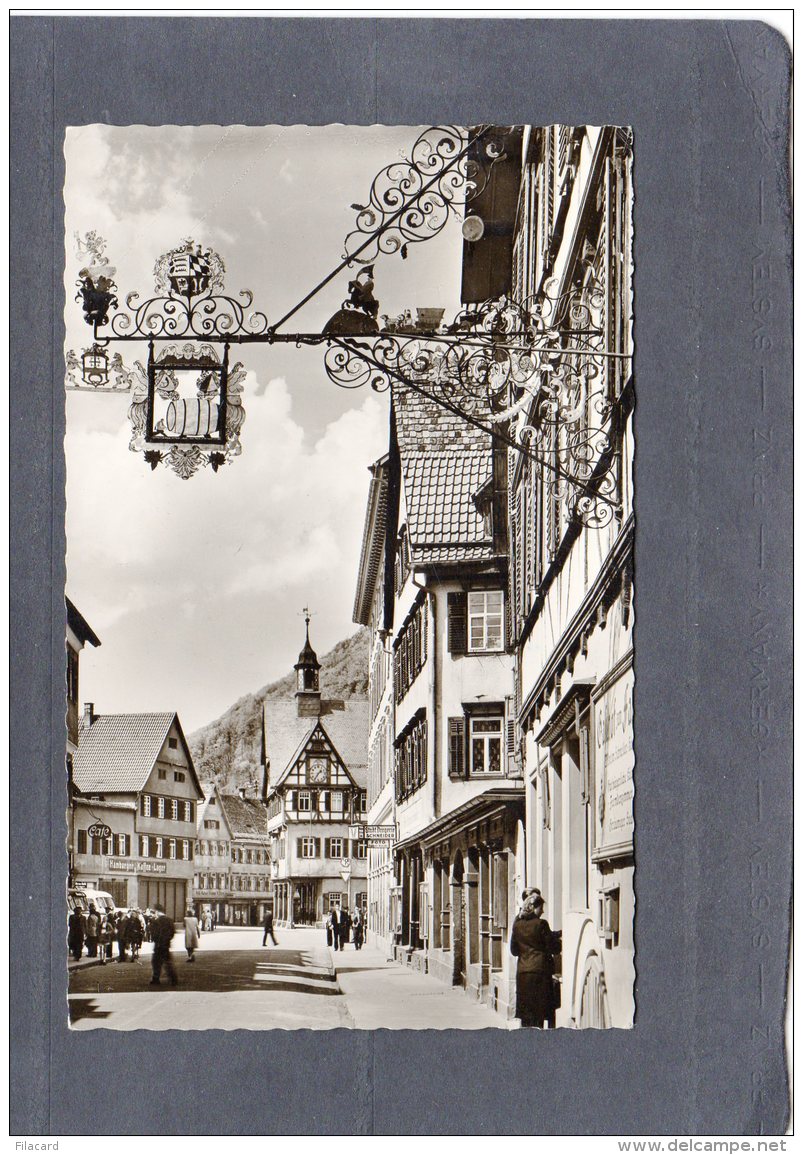 66383    Germania,  Luftkurort Urach,  Beim  Marktplatz,  VG  1962 - Bad Urach