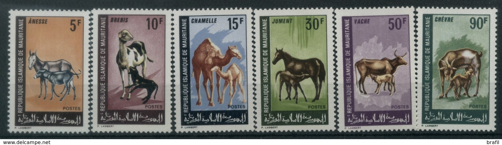 1968 Mauritania, Animali Domestici, Serie Completa Nuova (**) - Mauritania (1960-...)