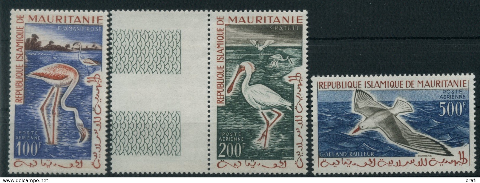 1961 Mauritania, Uccelli Posta Aerea, Serie Completa Nuova (**) - Mauritania (1960-...)