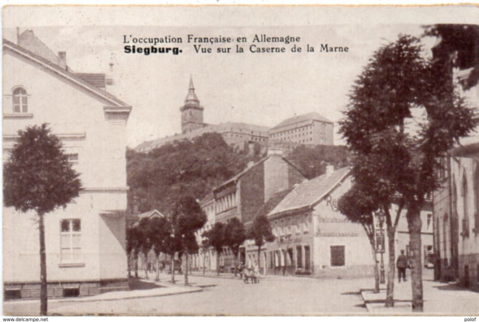 L' Occupation Française En Allemagne - SIEGBURG - Vue Sur La Caserne De La Marne  (93854) - Personen