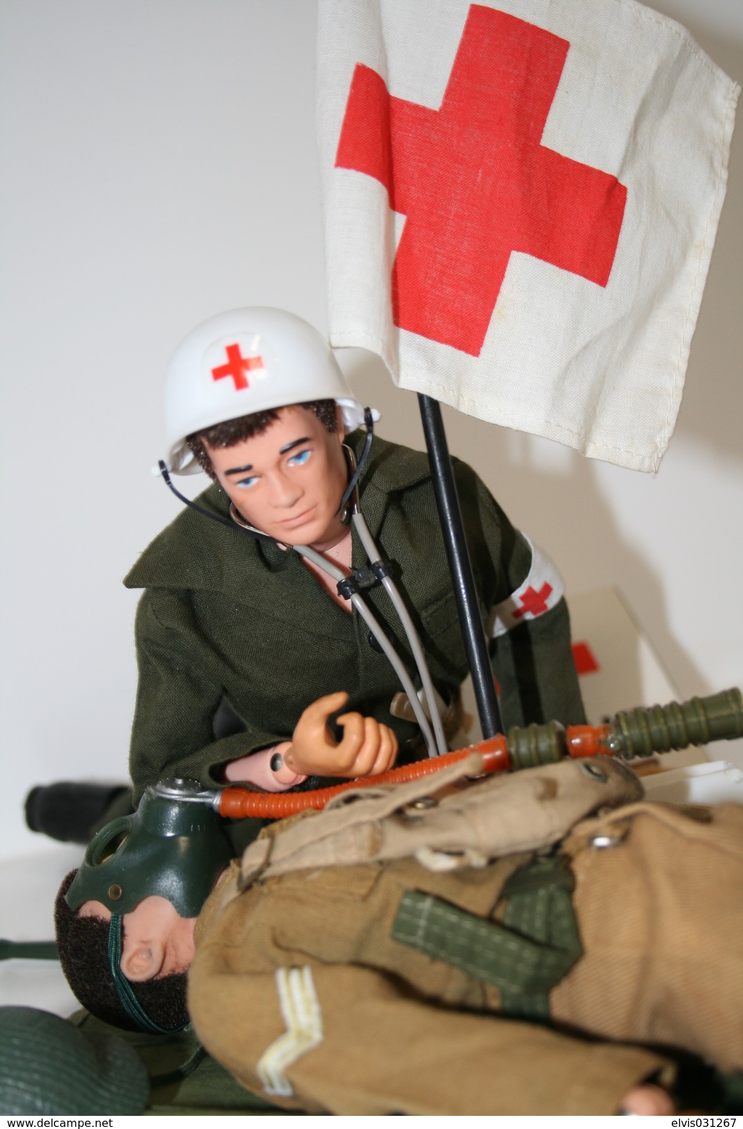 Vintage ACTION MAN : MEDIC - + LEAFLET - Original Hasbro 1970 - Palitoy - GI JOE - Action Man