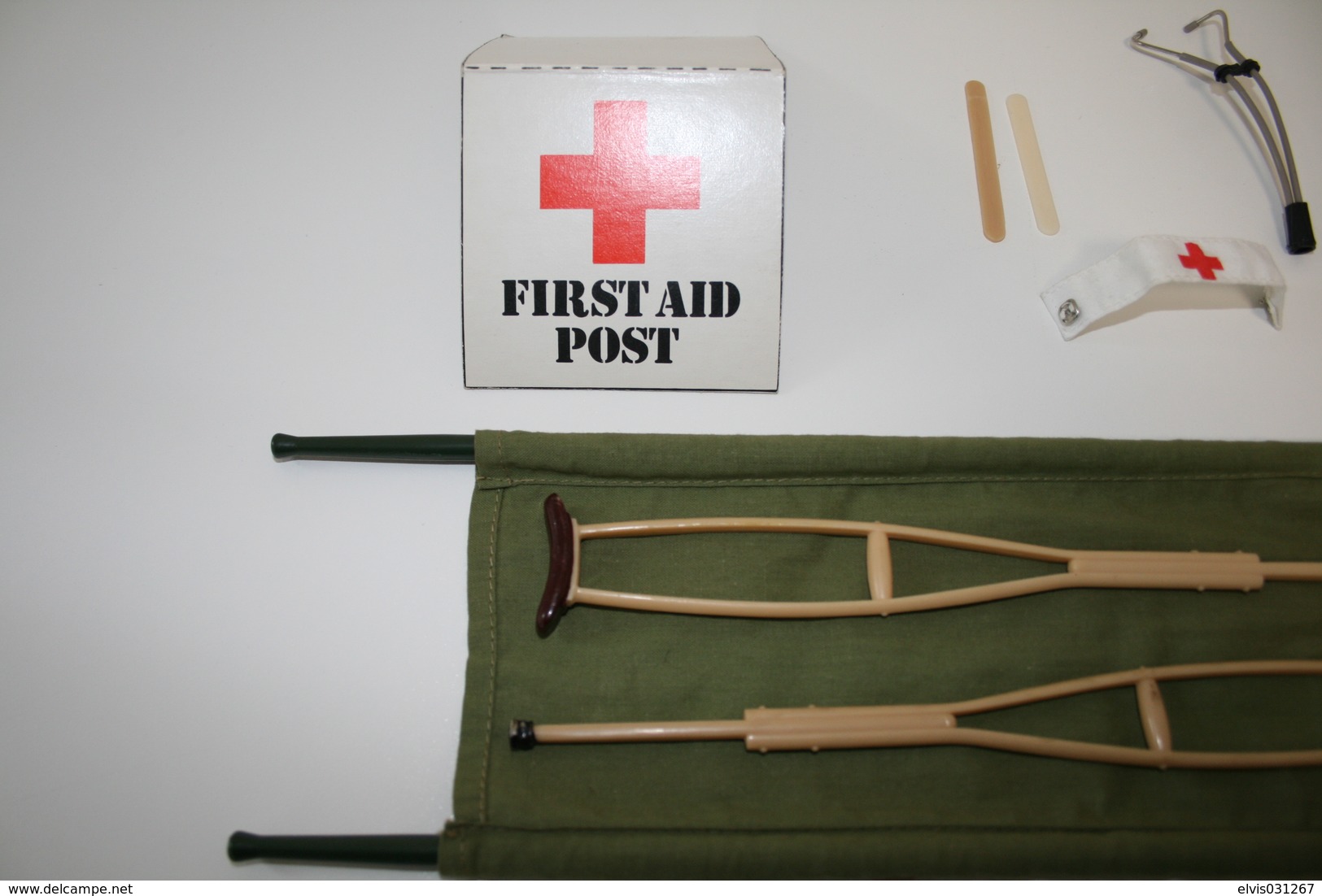 Vintage ACTION MAN : MEDIC - + LEAFLET - Original Hasbro 1970 - Palitoy - GI JOE