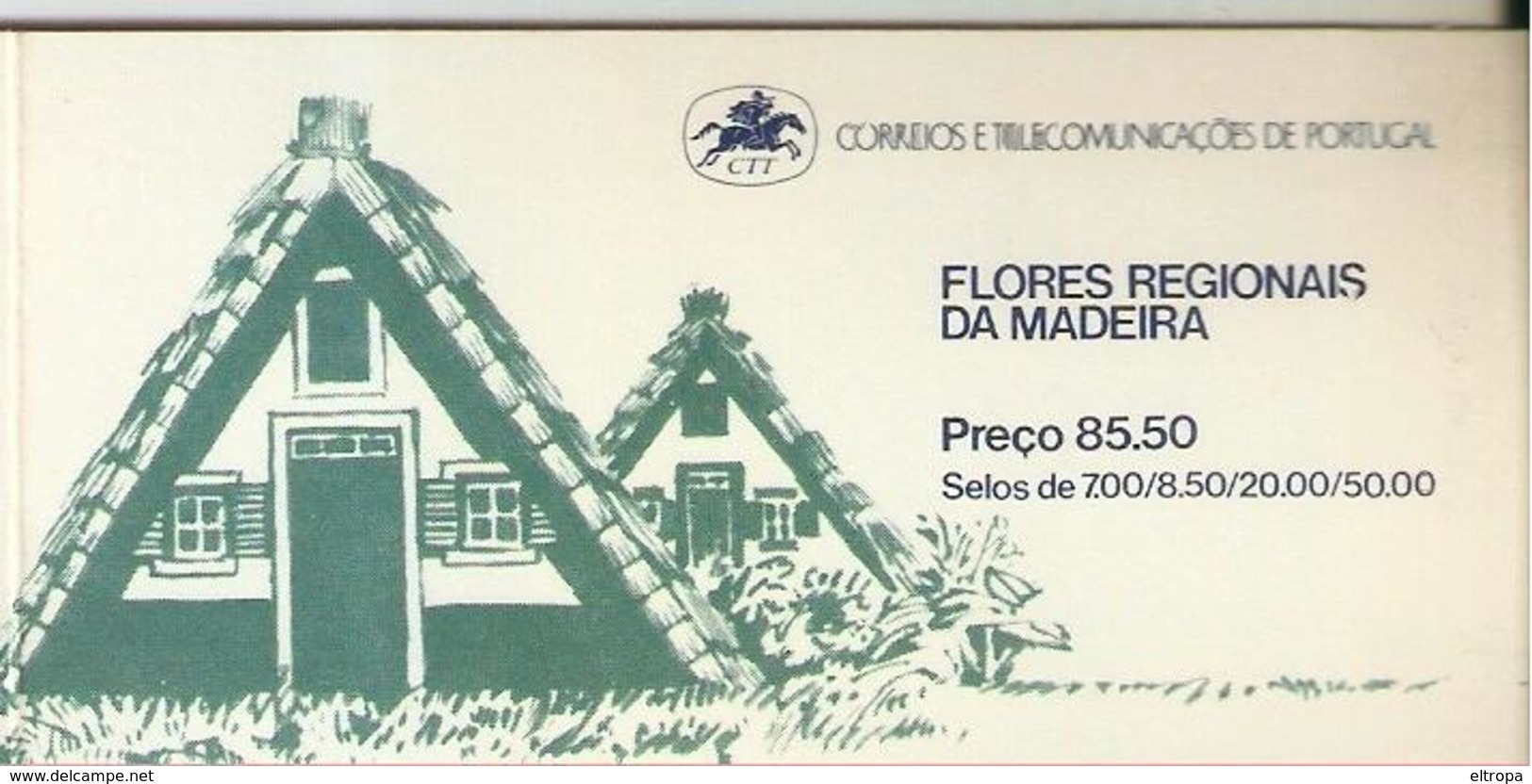 PORTUGAL 1981 Madeira Flowers Mint Complete Stamp Booklet - Libretti