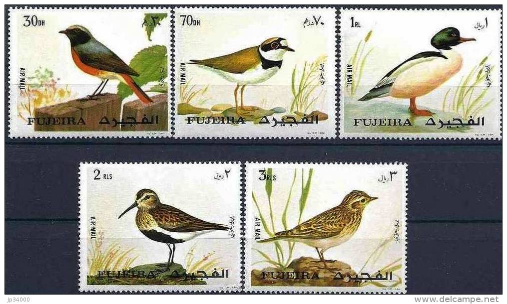 FUJEIRA, Oiseaux, Birds, Pajaros. Michel N° 1326/30** MNH - Otros & Sin Clasificación