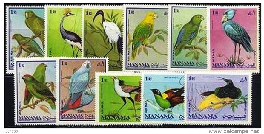 MANAMA, Oiseaux, Birds, Pajaros. Michel  N° 159/69 ** MNH - Otros & Sin Clasificación