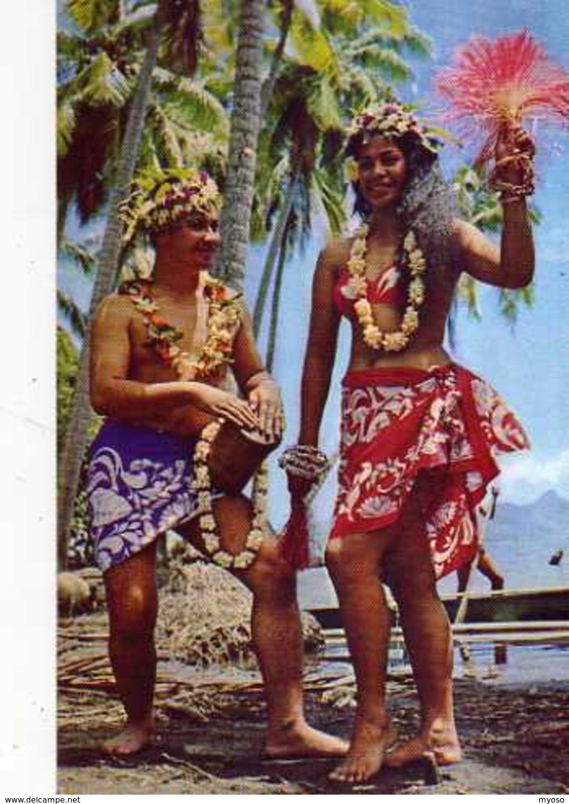 TAHITI Danseuse Tahitienne Photo Sounam - Polynésie Française