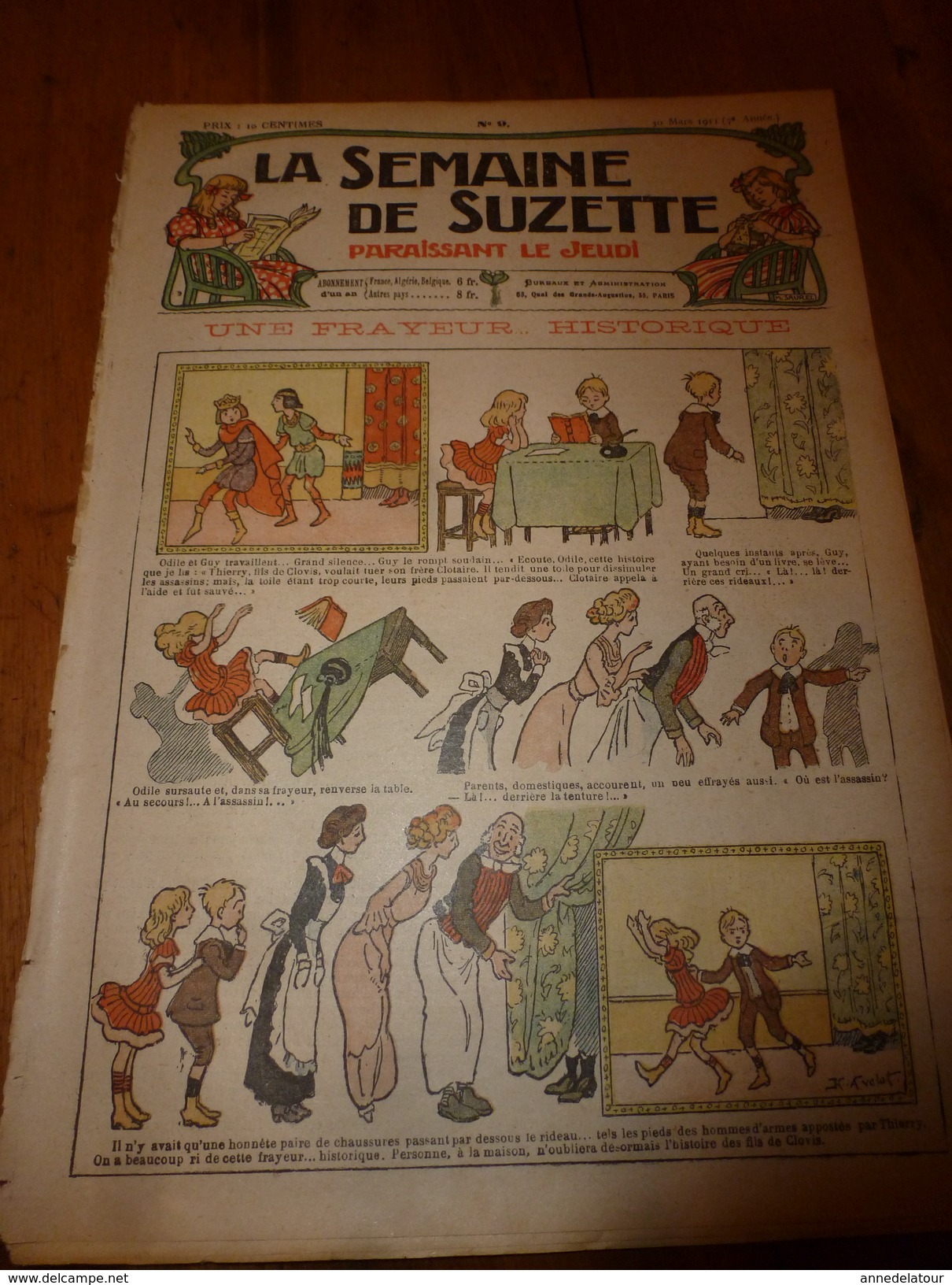 1911 LSDS : Odile Et Le Bon Ours; LE CHIEN,notre Meilleur Et Fidèle Ami (Saint-Bernard, Etc).... - La Semaine De Suzette
