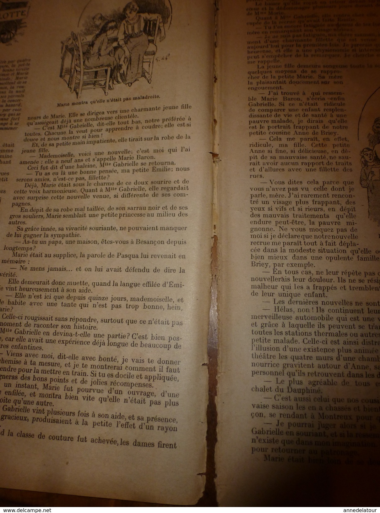 1911 LSDS : Odile Et Le Bon Ours; LE CHIEN,notre Meilleur Et Fidèle Ami (Saint-Bernard, Etc).... - La Semaine De Suzette