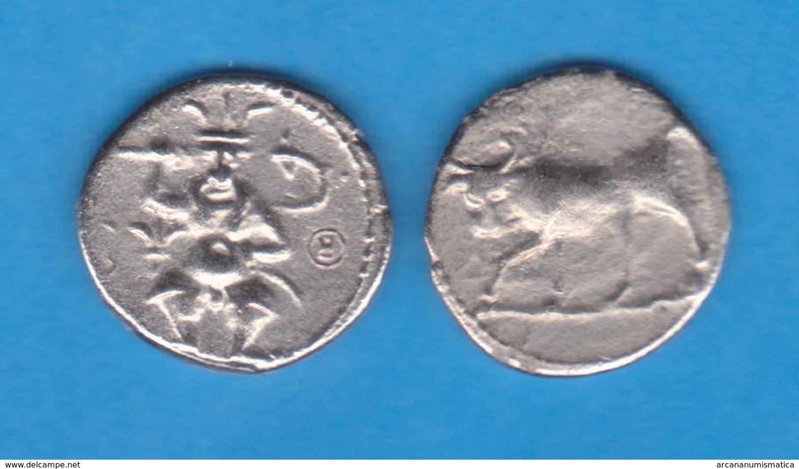 COLONIA FENICIA HEMIDRACMA Púnico Plata Ebusim II Guerra Púnica 218-200 A.C. Réplica  SC/UNC    DL-11.994 - Otros & Sin Clasificación