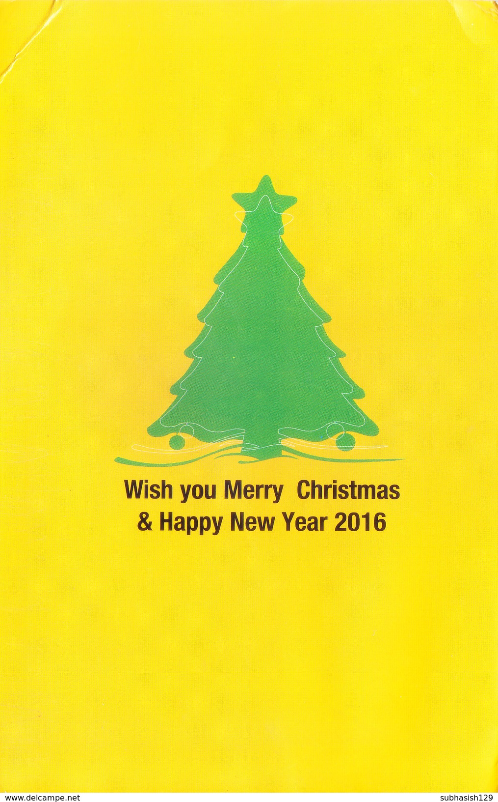 GREETINGS CARD - 2016 - CHRISTMAS AND SEASON GREETINGS - Collections