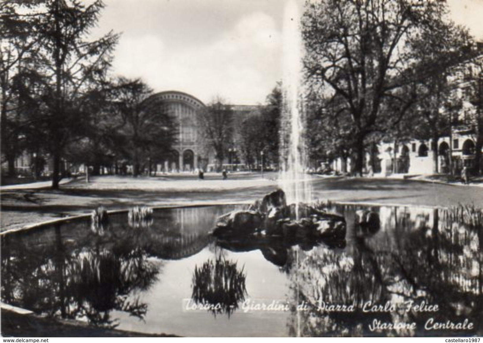 Torino - Giardini Di Piazza Carlo Felice - Stazione Centrale - Parcs & Jardins