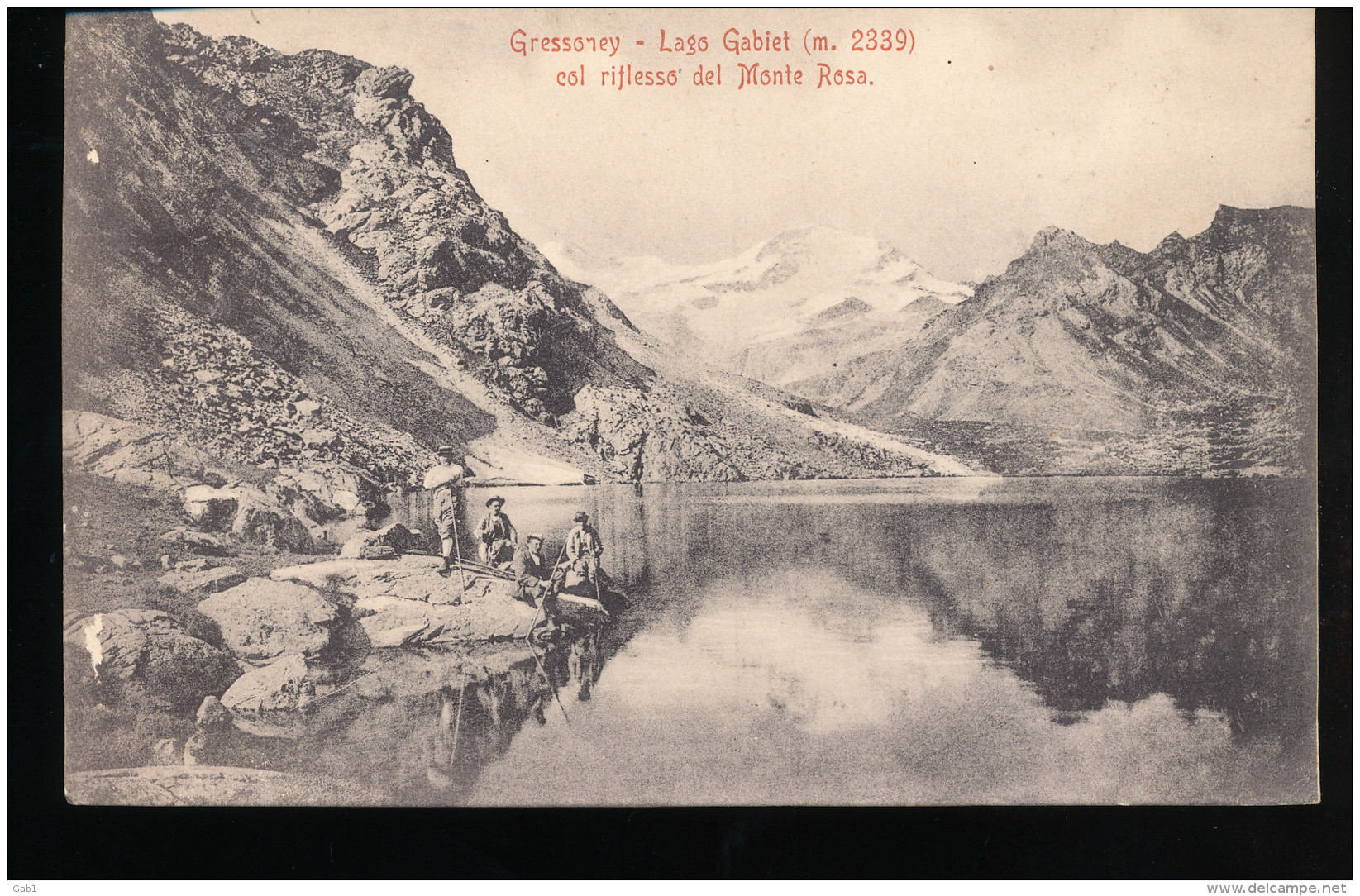 Italie ---  Gressoney -- Lago Gabiet (m; 2339 ) -- Col Riflesso Del Monte Rosa - Other & Unclassified