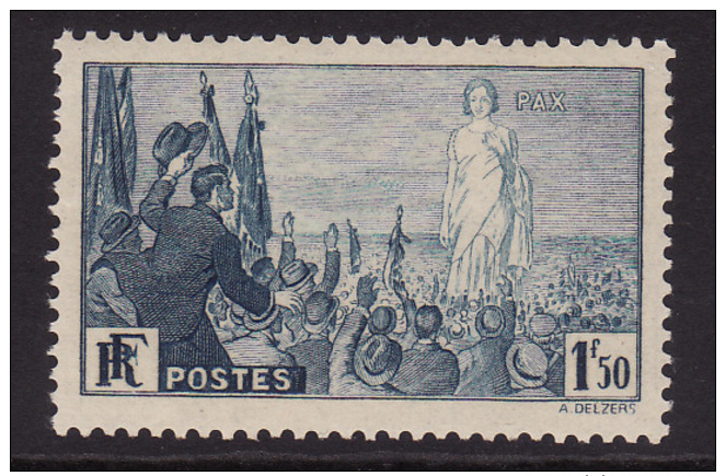 France #321 F-VF Mint NH ** Peace (1936) - Nuevos