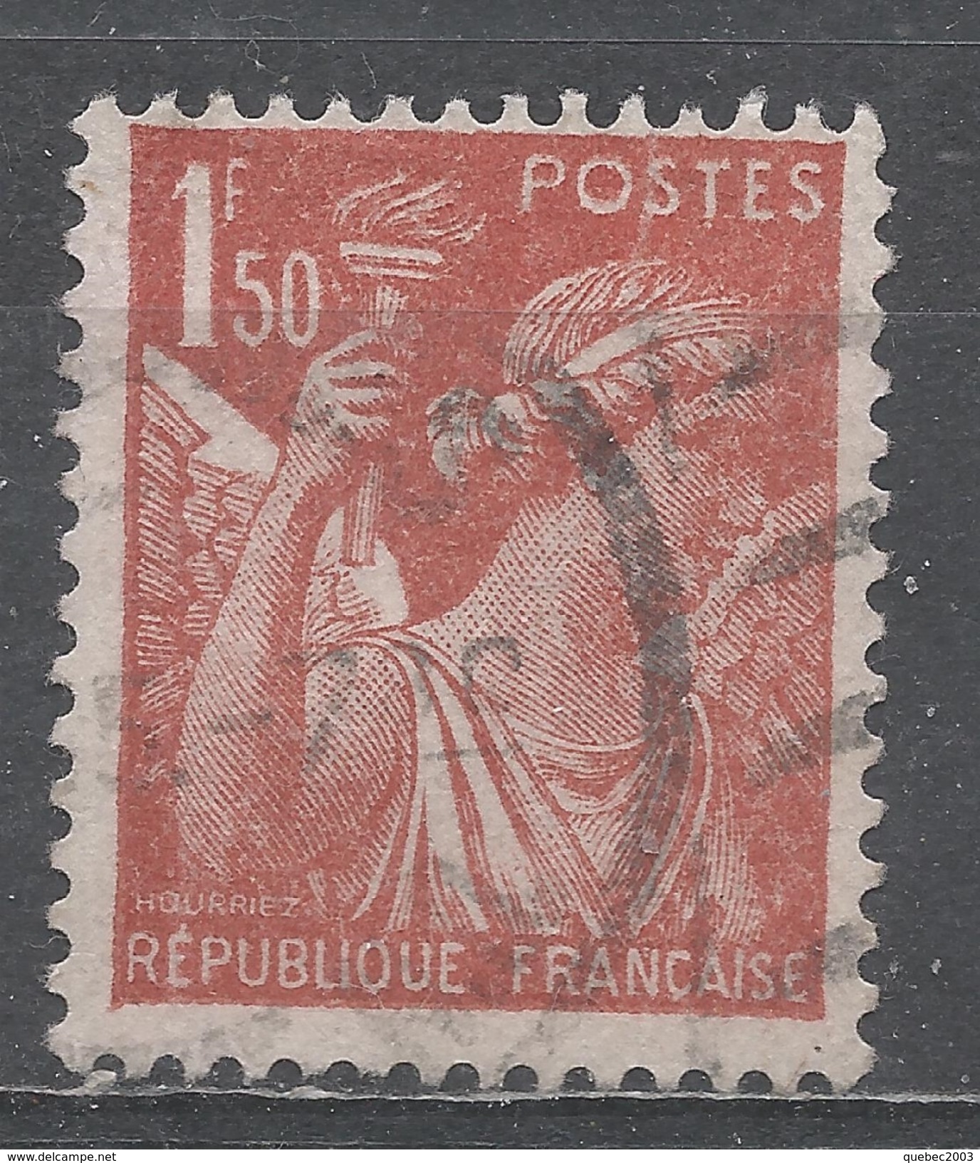 France 1944. Scott #383 (U) Iris - 1939-44 Iris