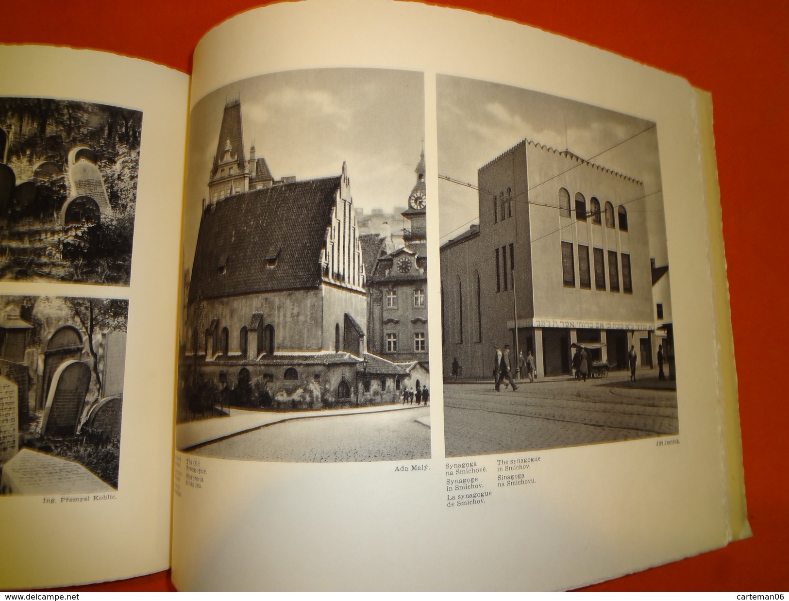 Tchéquie - Praha Stara i Moderni (Prague ancienne et moderne) Texte, Anglais, Français, Croate et Allemand (Synagogue)