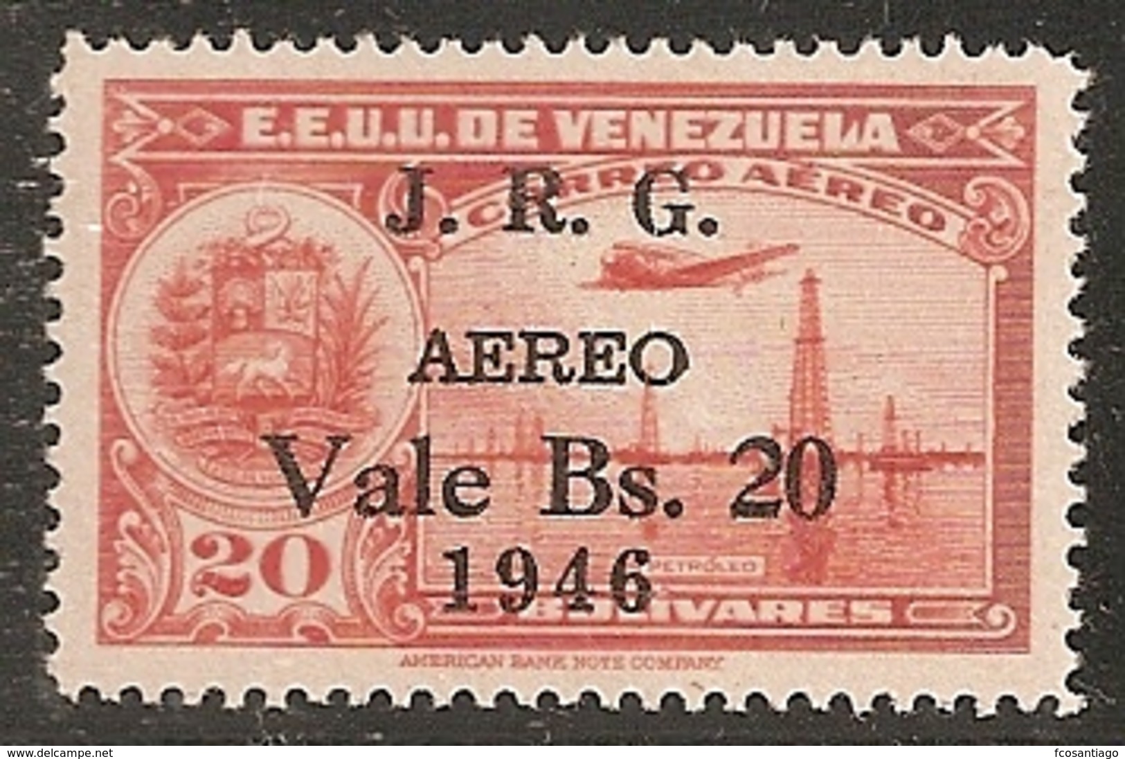 VENEZUELA 1947 - Yvert #222 (Aéreo) MNH ** - Venezuela