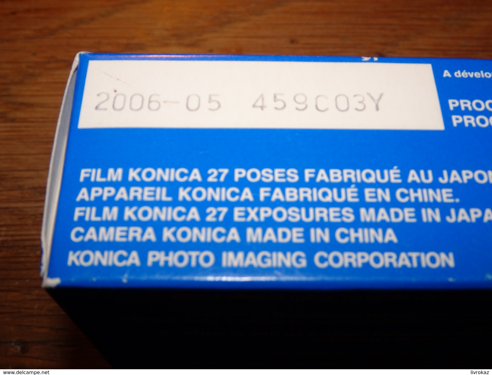 Appareil Photo Jetable KONICA Flash 24 + 3 Vues, Procédé C41, Dans Son Emballage D'origine Jamais Utilisé - Appareils Photo