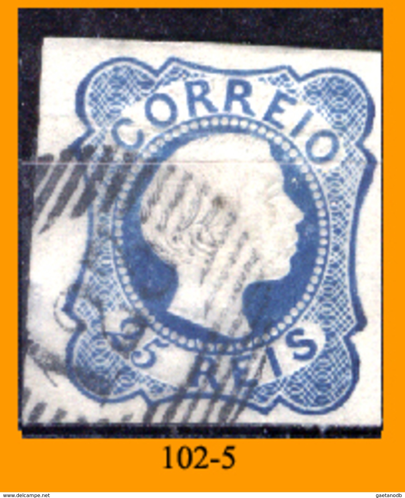 Portogallo-102.5 - 1856/58 - Y&T: N. 10 (o) Privo Di Difetti Occulti. - Used Stamps