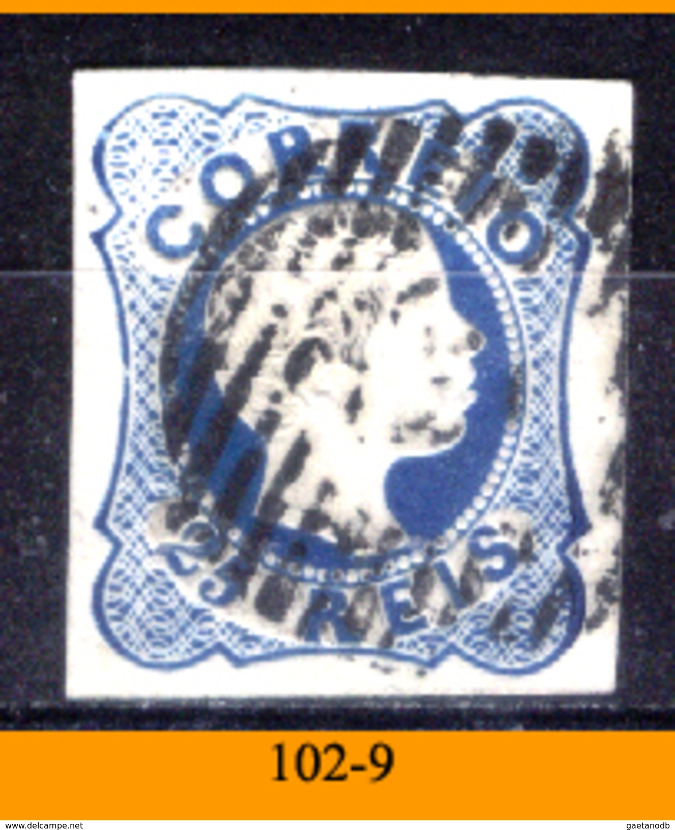 Portogallo-102.9 - 1856/58 - Y&T: N. 10 (o) Privo Di Difetti Occulti. - Used Stamps