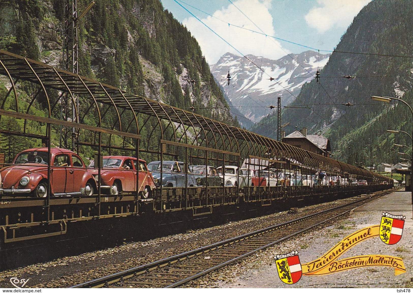 AUTRICHE----BÖCHSTEIN---autoverladung--tauern-tunnel ( 8556 M )----voir 2 Scans - Böckstein