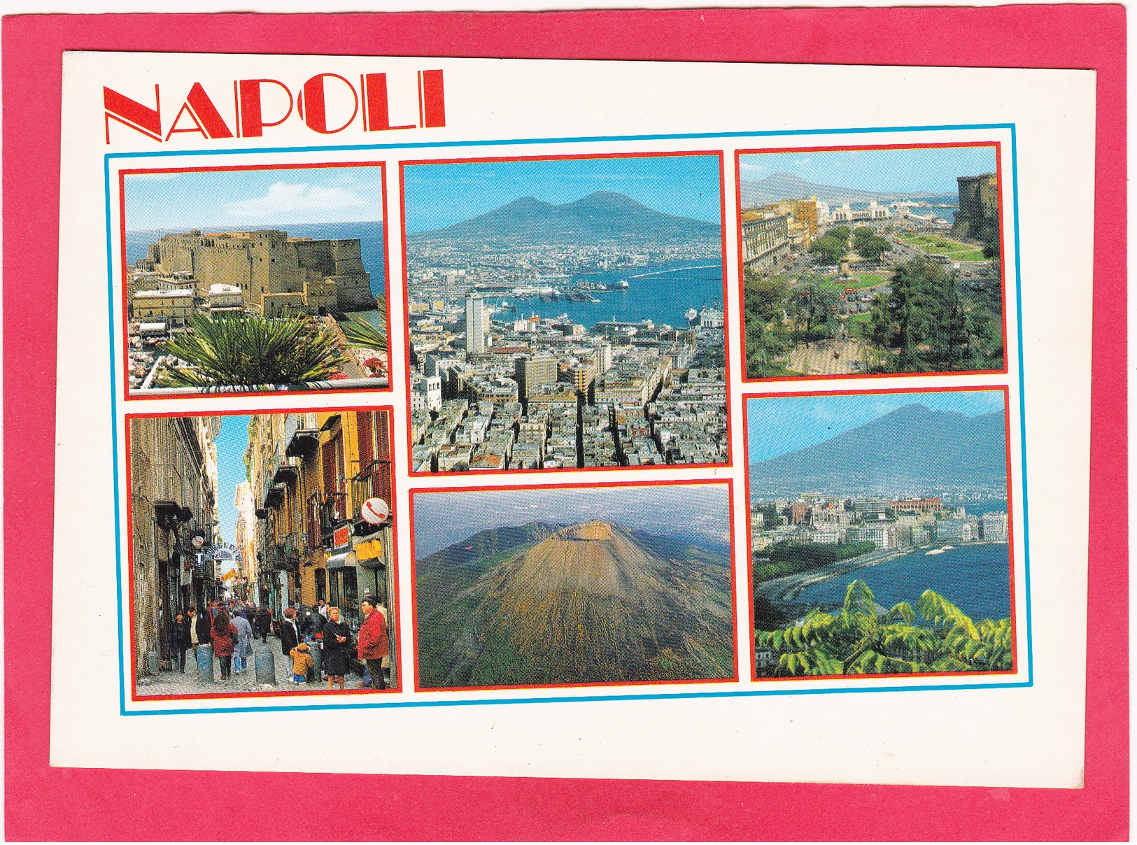 Modern Multi View Post Card Of Napoli,ItalyPosted With Stamp,D12. - Napoli (Naples)