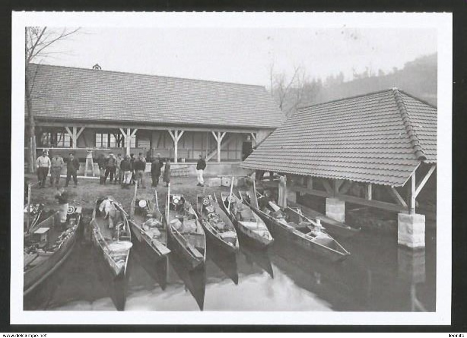 STÄFA ZH Kantonale Fischzuchtanstalt 1942 Boote Berufsfischer - Stäfa