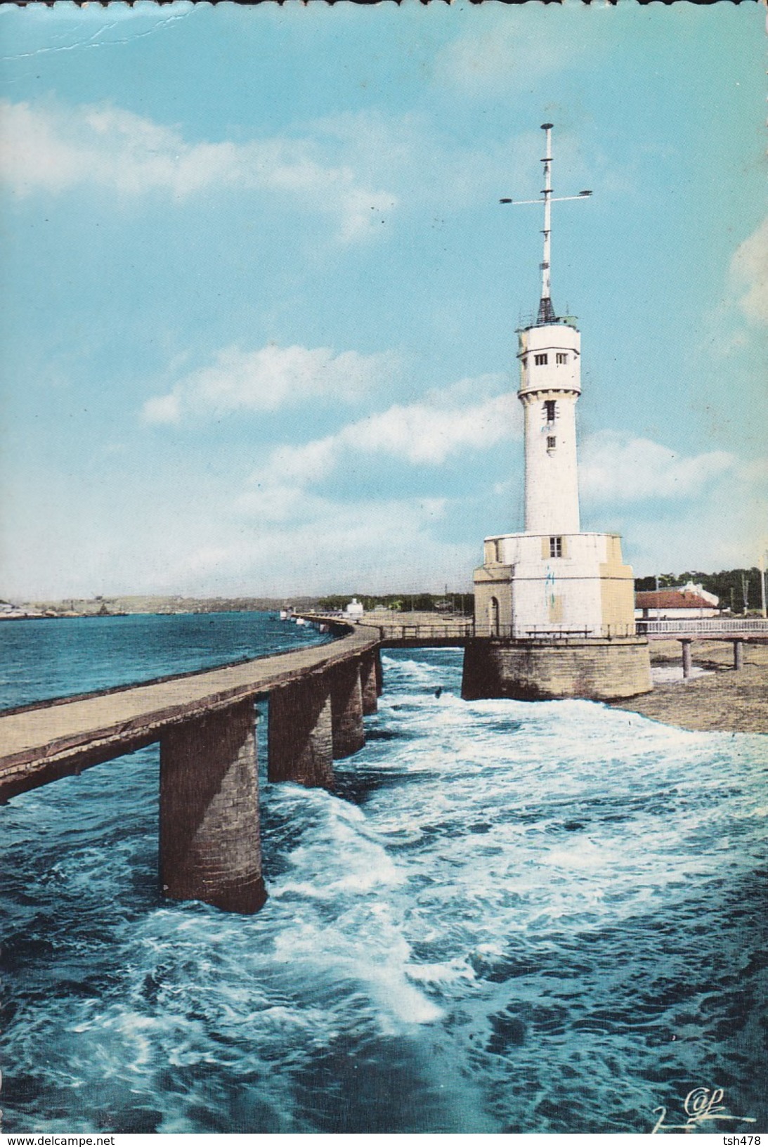 64---RARE---COTE BASQUE---l'embouchure De L'ADOUR Et Le Sémaphore---voir 2 Scans - Autres & Non Classés