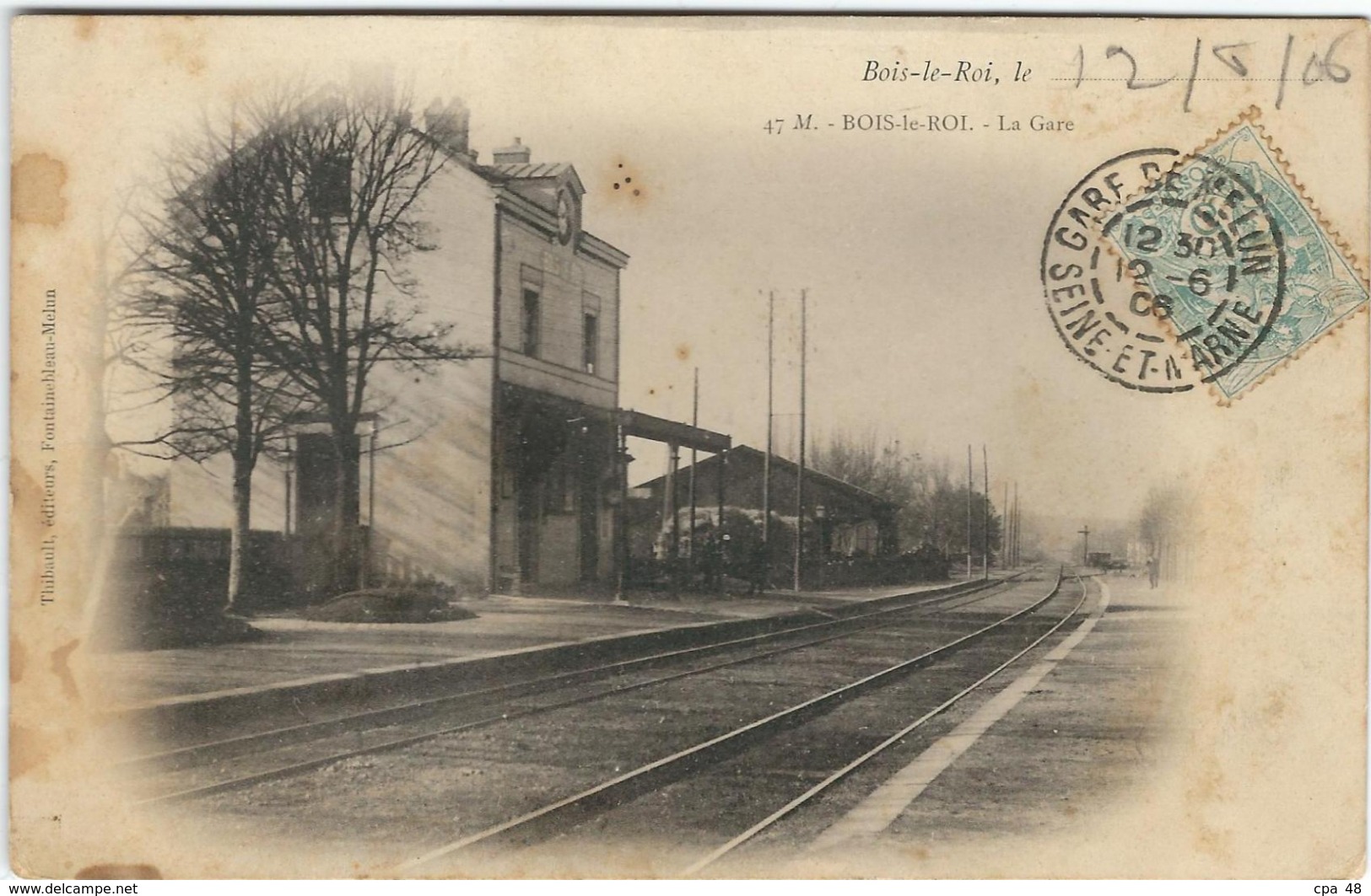 Seine Et Marne : Bois Le Roi, La Gare - Bois Le Roi