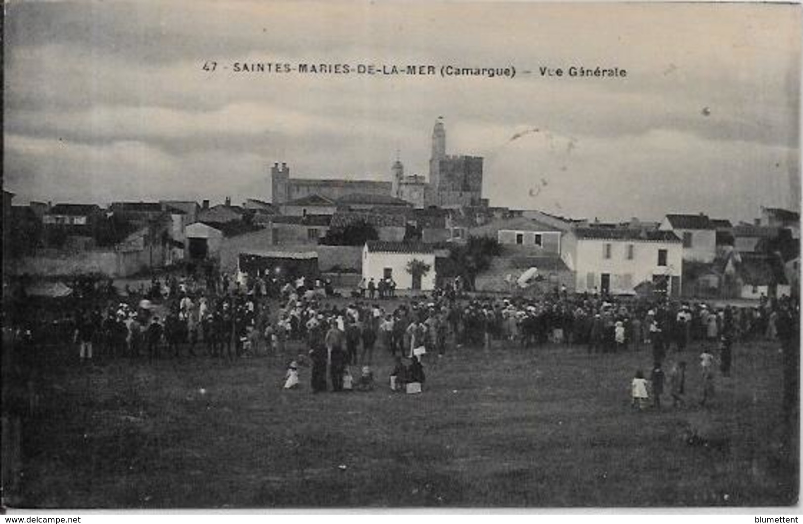 CPA Saintes Maries De La Mer Camargue Circulé Bohémiens - Saintes Maries De La Mer