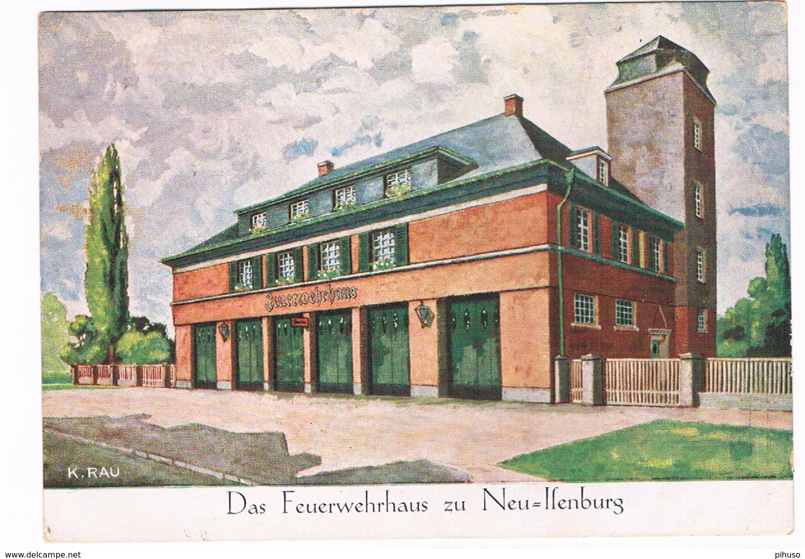 D-6830     NEU-ISENBURG : Das Feuerwehrhaus - Neu-Isenburg