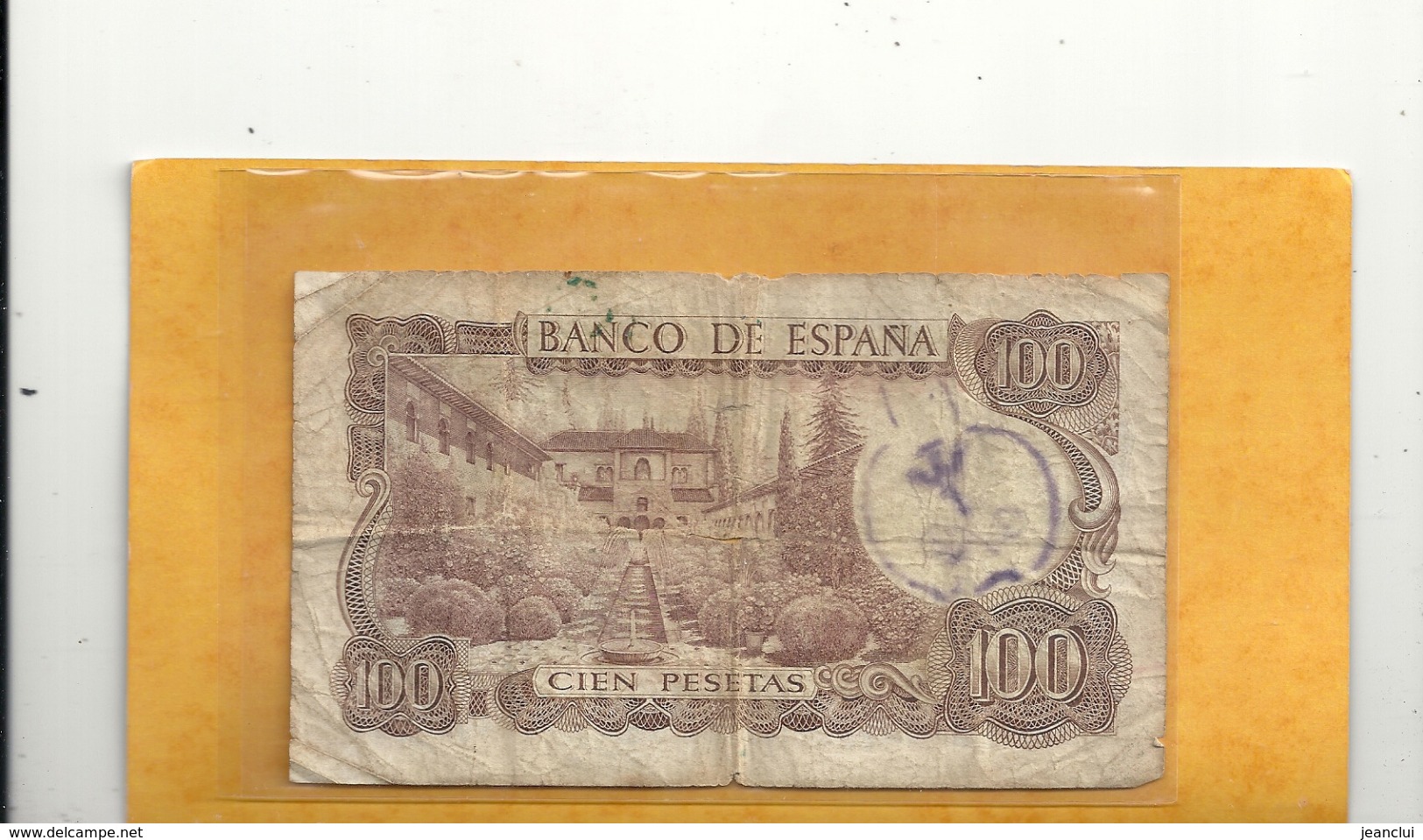 EL BANCO DE ESPAGNA . 100 PESETAS . 17-11-1970 - N° 7P2224026 . - 100 Pesetas